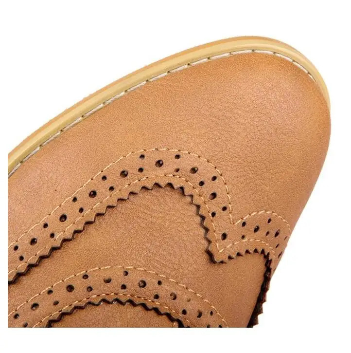 Модные женские туфли-оксфорды унисекс на плоской подошве со шнуровкой; удобная повседневная обувь с перфорацией типа «броги»; американский Размер 10,5; Цвет черный, желтый