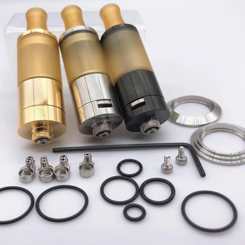 

2019 New Dvarw 16 RTA Airflow Atomizer RDTA 316 Stainless Steel Single Coil 16MM Diameter 2ML DIY Rebuildable Vape Tank