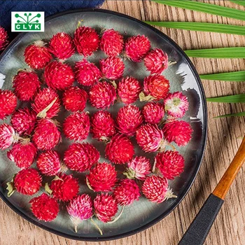 

20pcs naturally Dried flower red Gomphrena globosa buds, Pressed Flowers For Wedding Party / New Year DIY Decoration