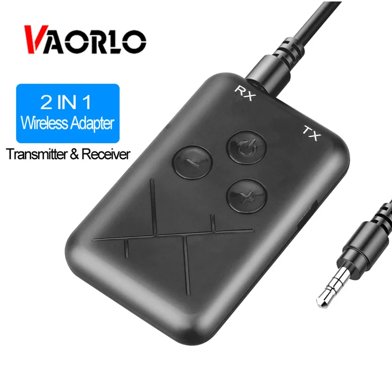 

2 in 1 Wireless Bluetooth Transmitter Receiver 3.5mm Stereo Audio Music Adapter aux bluetooth adapter for Car and TV headphones