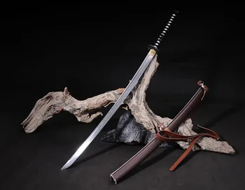 

HANDMADE JAPANESE SWORD SAMURAI KATANA FOLDED STEEL BLADE SHARP