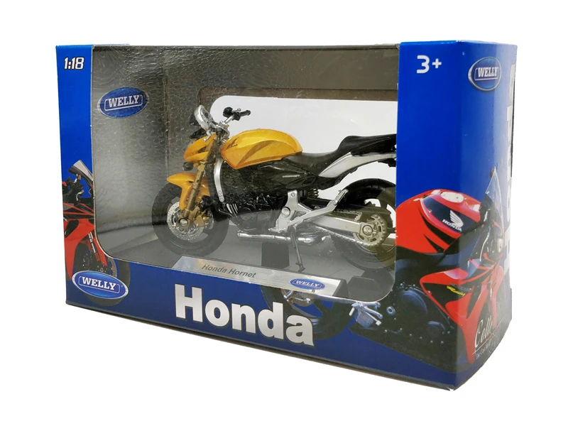 Welly 1:18 Honda Hornet литой мотоцикл