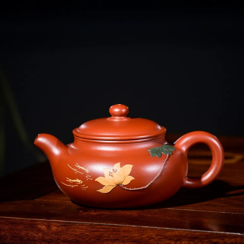 

190ml Yixing Original Famous Handmade Antique Tea Pot Kung Fu Tea Gift Set Genuine Zisha Teapot