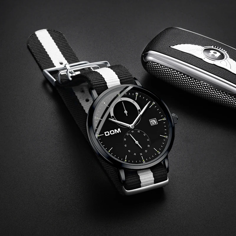 DOM Watches Men Top Brand Luxury Digital Quartz Clock Military Sport Wrist Watches Mens 2019 Relogios 3