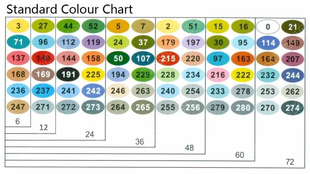 FINECOLOUR для детей от 6 до 12 лет 24 36 48 60 72 192 240 Цвет установлен на спиртовой Эскиз