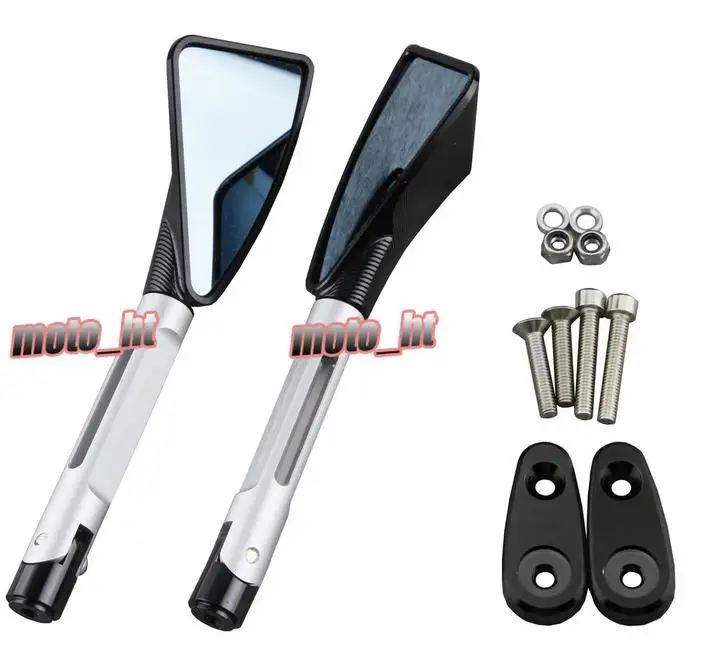 CNC Rear View Side Rearview Wing Mirrors Assembly , Left & Right Motorcycle Spare Parts Accessories