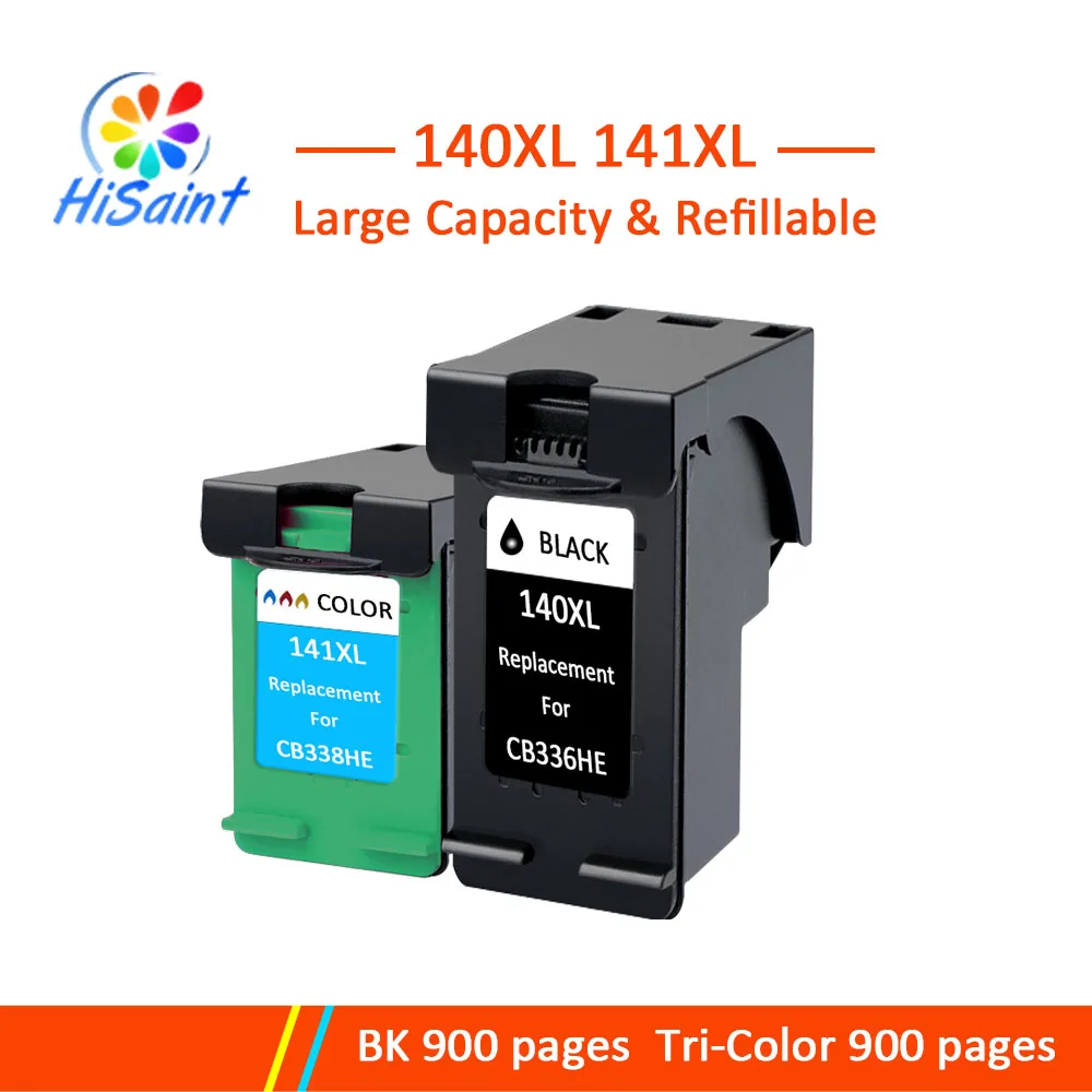 Сменный чернильный картридж HIsaint 140XL 141XL для HP 140 141 фотостудии C4583 C4483 C5283 D5363 Deskjet