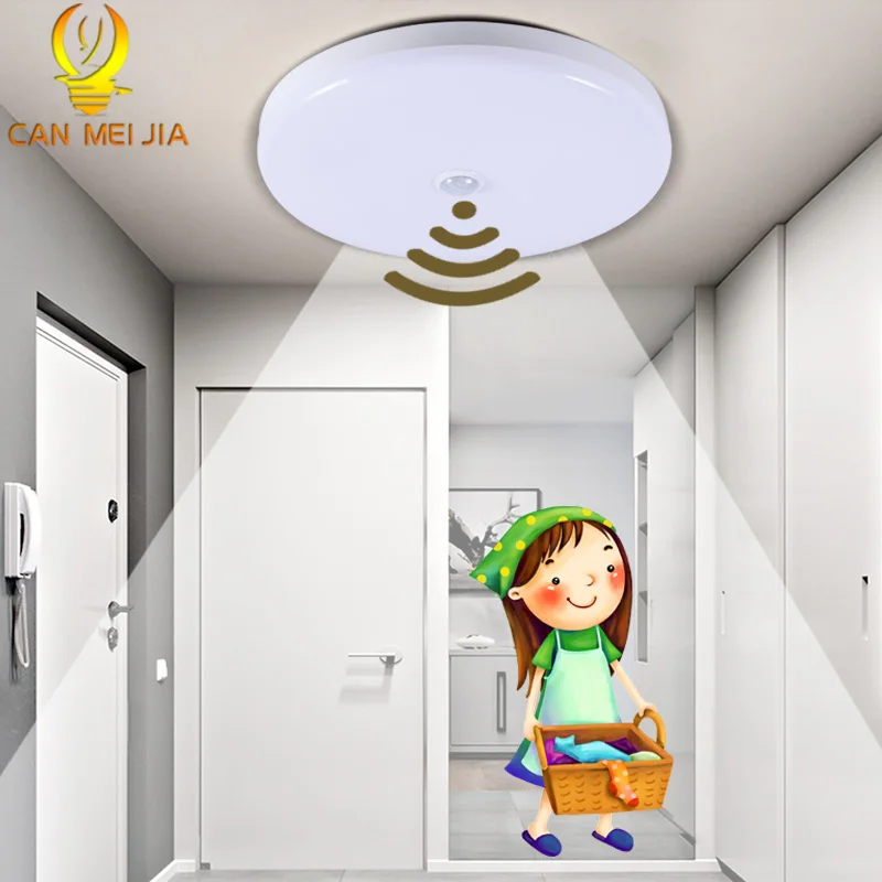 

LED Motion Sensor Light 220V 5W 7W 9W 12W 18W PIR Night Light Lamp Detector Auto turn On Off for Hallway Stair Bedroom Lighting