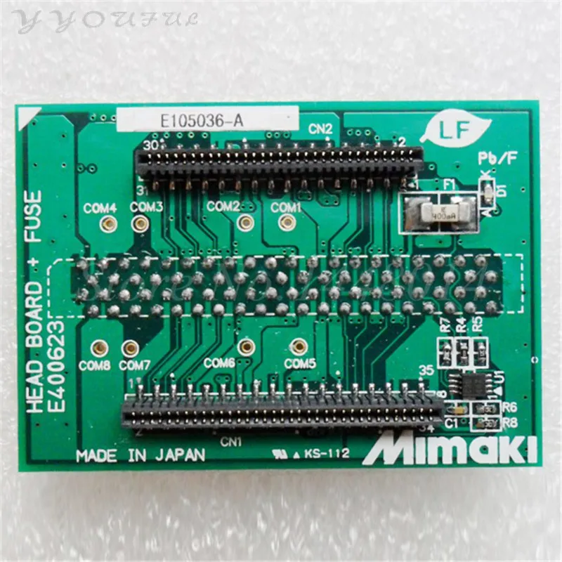 

Eco solvent plotter Mimaki DX5 print head connector board Mimaki JV5 TS5 Head Joint PCB Fuse Assy DX5 transfer card E105036