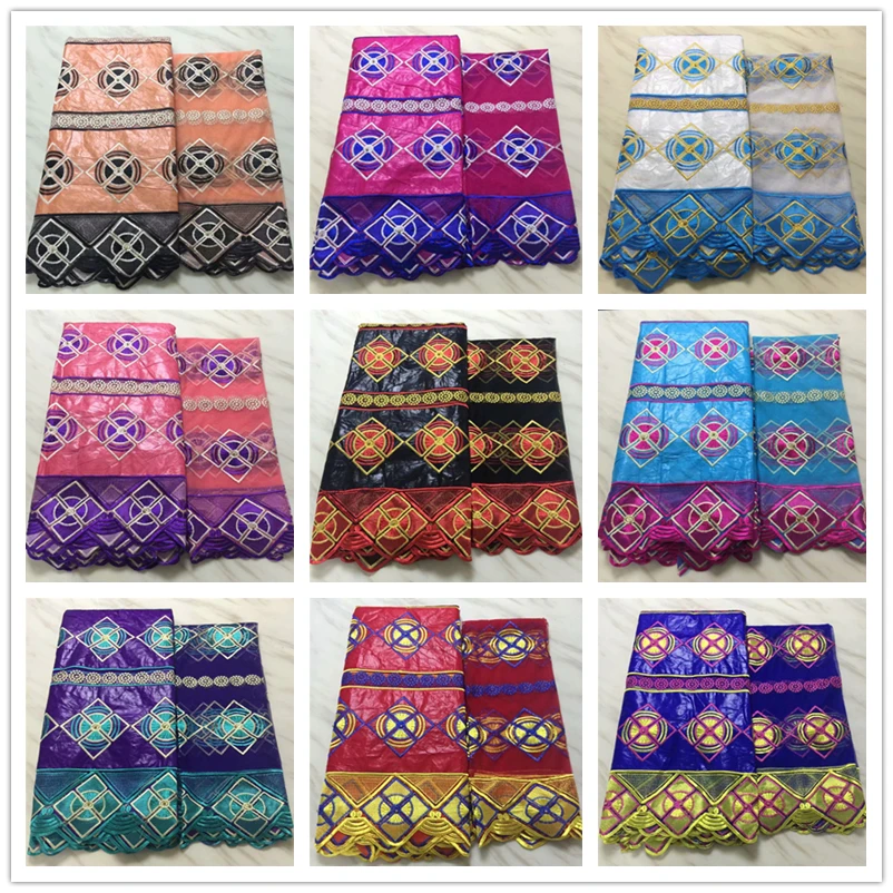 Bazin brode getzner tissu Базен riche getzner с сеткой кружево шарф Высокое качество вышитые Базен riche ткань