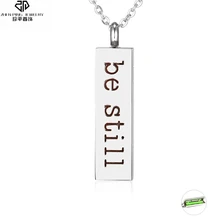 Прямоугольная ароматическая подвеска-диффузор из нержавеющей стали с сердечком и надписью Love Bar диффузор эфирного масла медальон ожерелье для мужчин и женщин