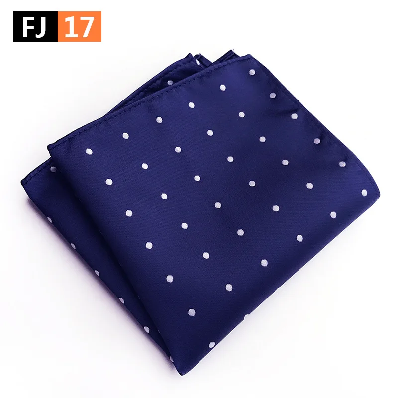 Модный мужской квадратный карман шелковый платок цветок Пейсли точка носовой платок с цветочным узором свадебный подарок для мужчины Карманный шарф - Цвет: FJ17