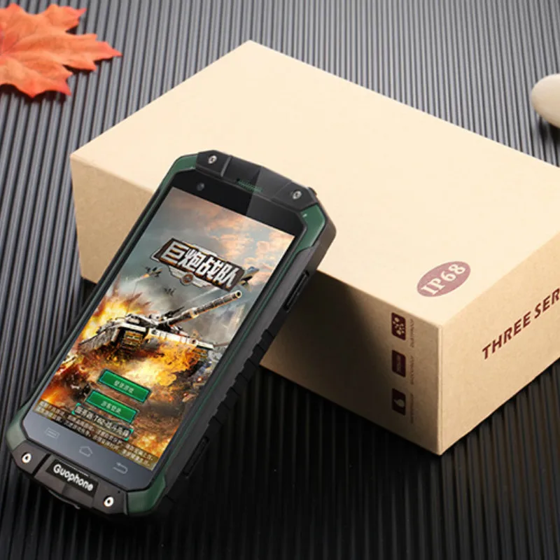  GPS Waterproof Android Smartphone Guophone V9 2GB RAM 16GB ROM IP68 Mobile Phones Dicovery Cellphon