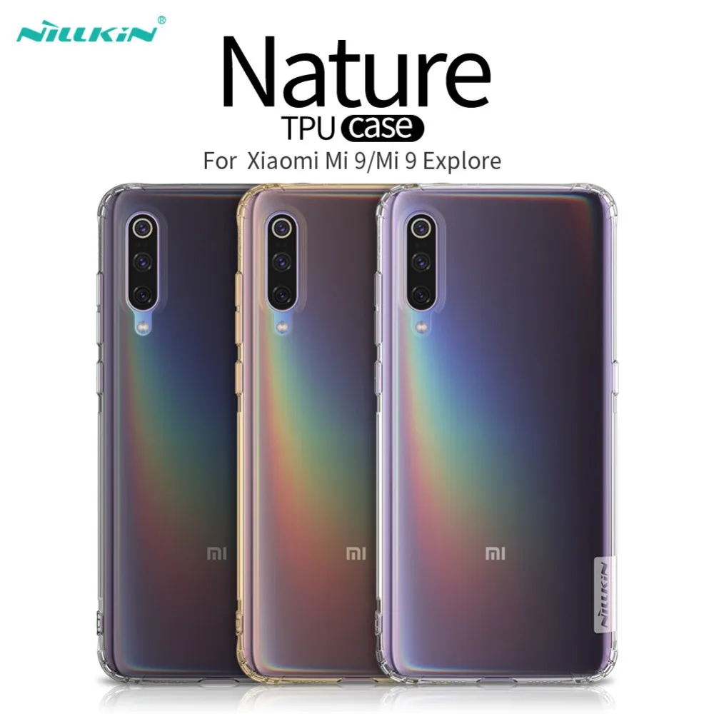NILLKIN Nature ТПУ чехол для Xiaomi Mi 9 Mi9 подушка безопасности противоударный нескользящий