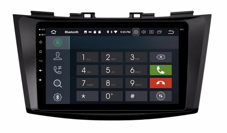 Top 8inch HD touch screen android 9.0 car dvd gps for suzuki swift 2011 2012 with gps navigation built in wifi audio stereo USB 1