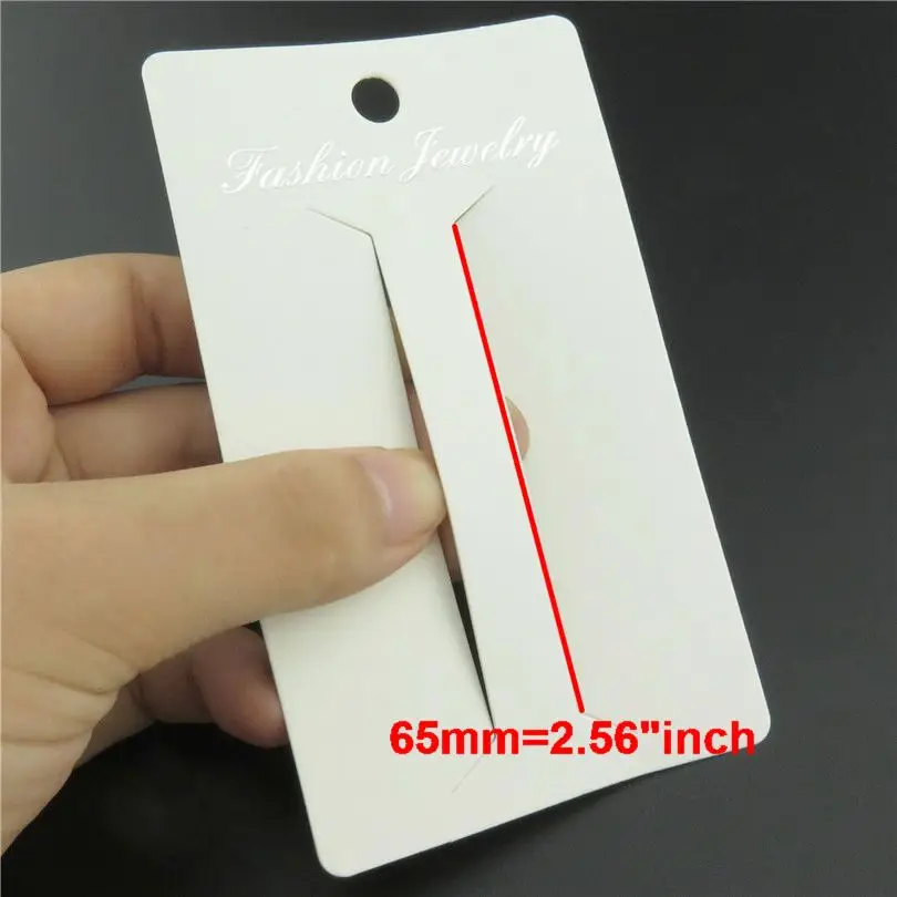 

19954 Free shipping (50 pieces/lot) 105mm White Paper Hair Clip Brooch Hairpin Fashion Jewelry Hanging Display Card