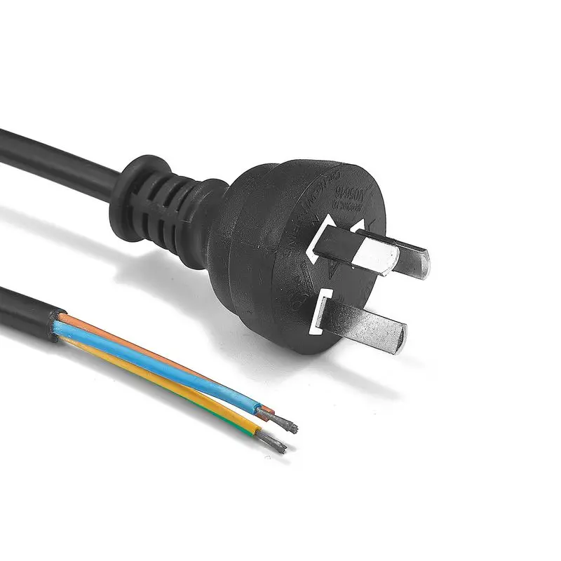 50pcs AU Australia Power Supply Cord 3 Pin Prong Stripped Power Cable 1