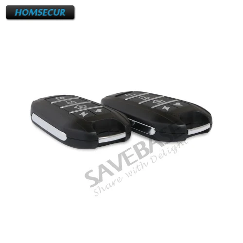 

HOMSECUR 2Pcs C4 Wireless Remote Control For Our 433Mhz GSM Alarm System
