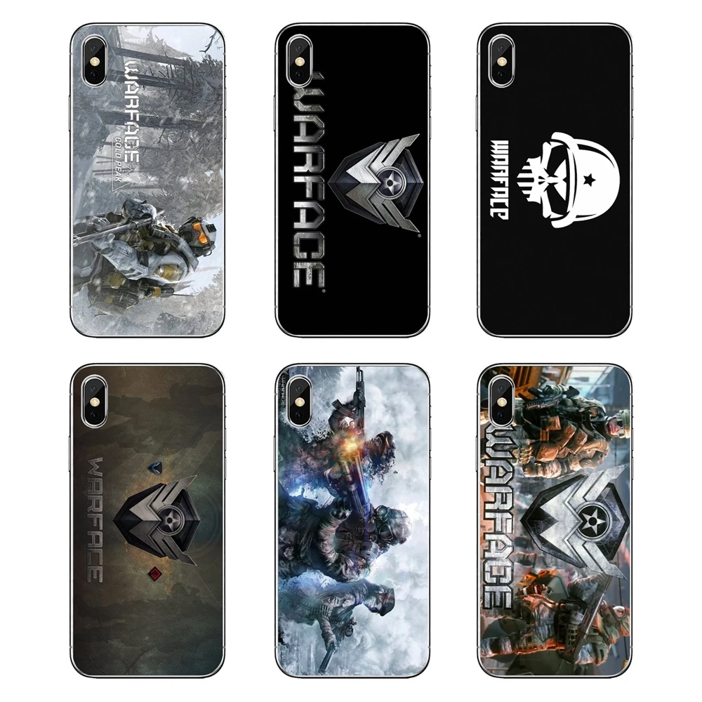 

For Huawei Honor 8 8C 8X 9 10 7A 7C Mate 10 20 Lite Pro P Smart Plus TPU Transparent Skin Cover Warface Low Fat Gaming Art Print