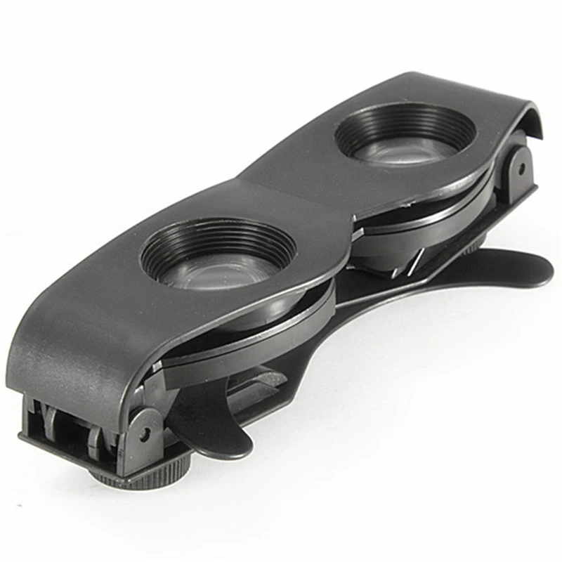New Black Portable Glasses Style Telescope Magnifier Binoculars For