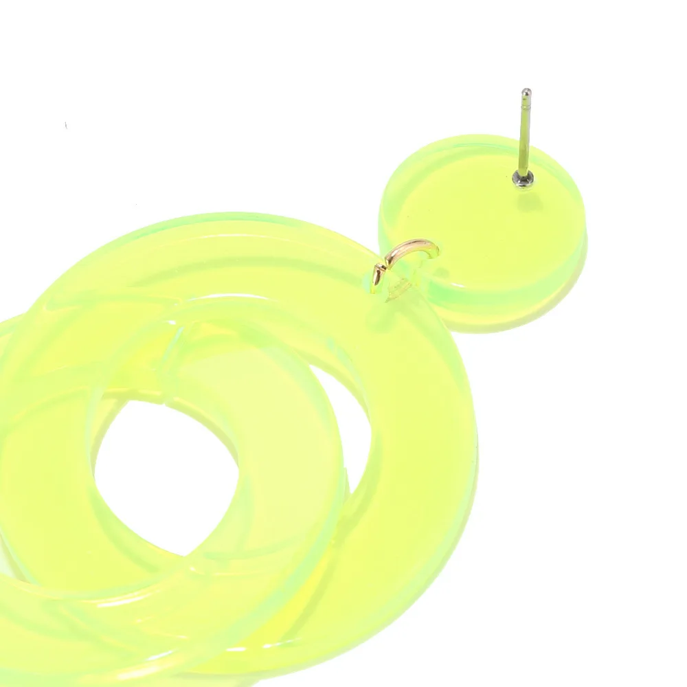 204031 Neon Acrylic Circle Lin