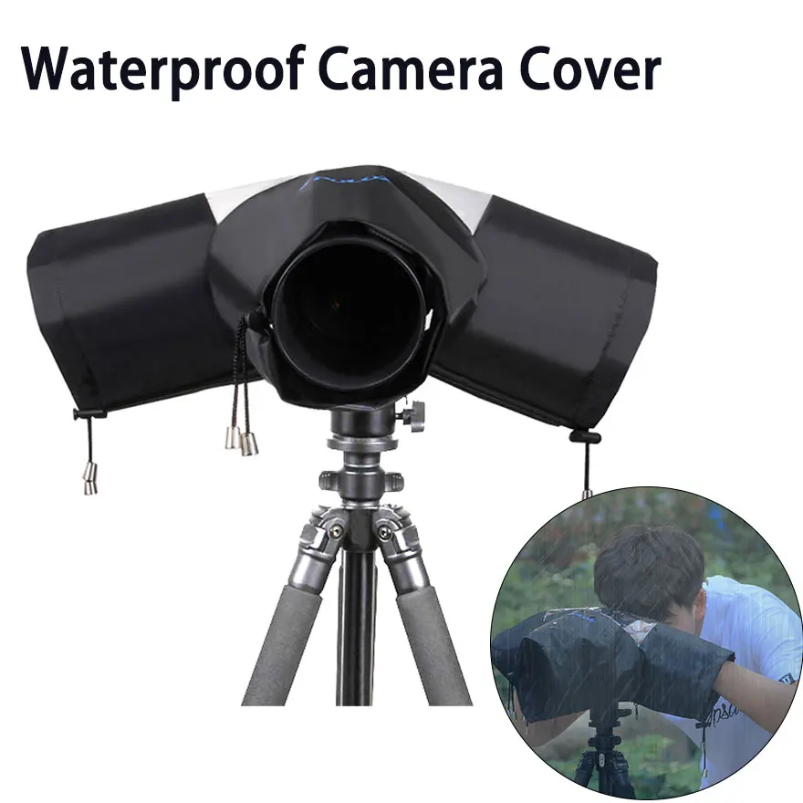 

High Quality Nylon Camera Raincoat Camera Cover Anti-Dust Protector Rain Water Case Protector Mirrorless Cameras Cover For DSLR