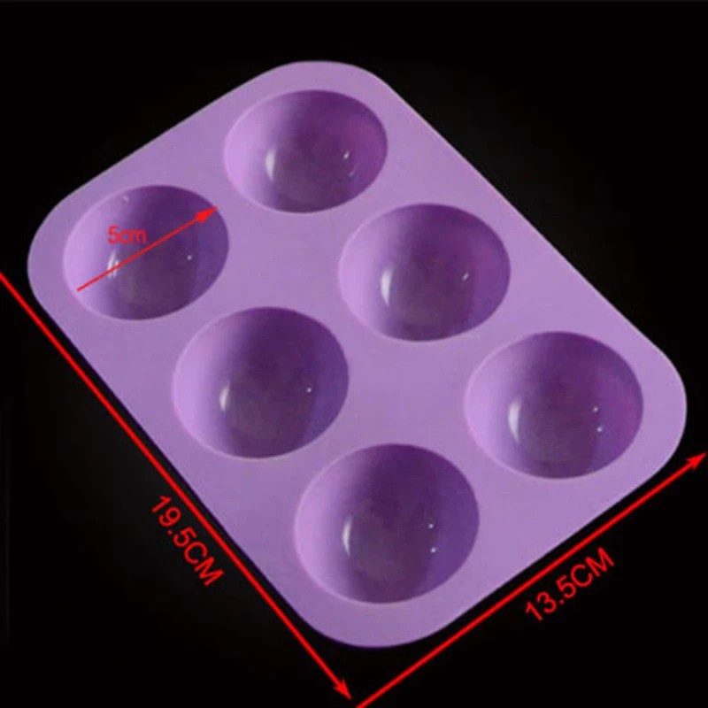 JX-LCLYL Silicone Half Ball Sphere Baking Mould DIY Chocolate Cupcake Cake Mold
