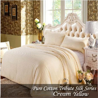 

100% Mulberry Silk Comforter Thick Comforters Handmade Winter Silk Quilts Yellow colcha Queen edredon Quilted Bedspread King