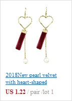 Модные женские серьги винно-красные серьги сердце-серьги-подвески в форме для женщин классические байковые серьги ювелирные изделия