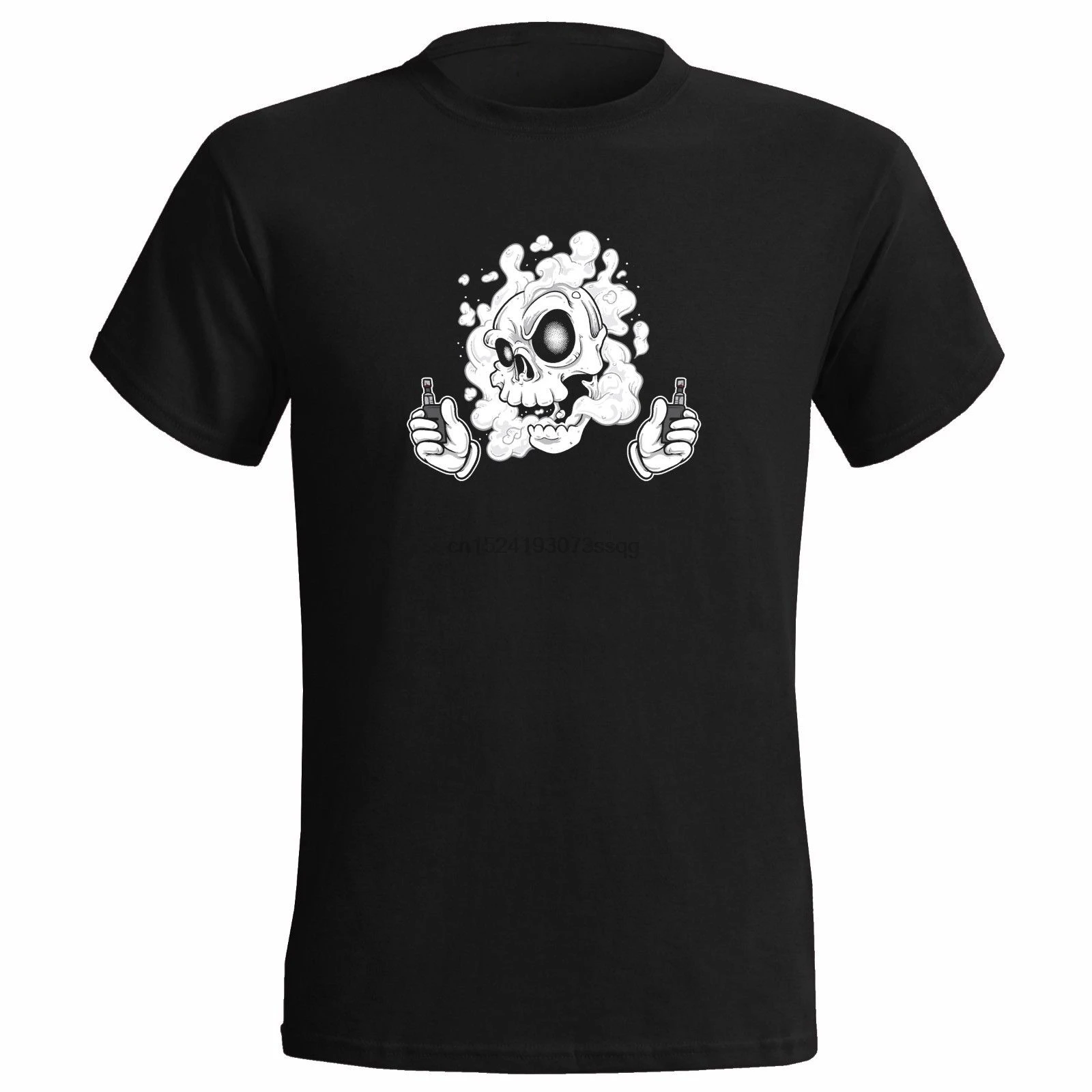 

Two Mod Cloud Chaser MENS T SHIRT vaper vape skull skeleton love to smoke gift