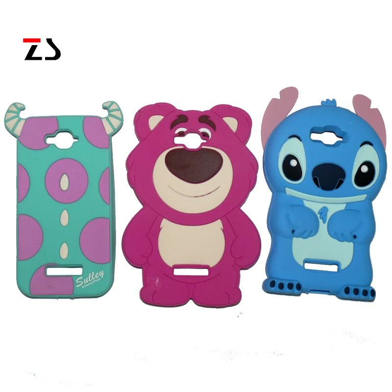 

3D cartoon case For Alcatel One Touch Pop C7 shell Silicone soft Cover For Alcatel C7 7040D 7041X 7040A 7040F 7041D OT7040D