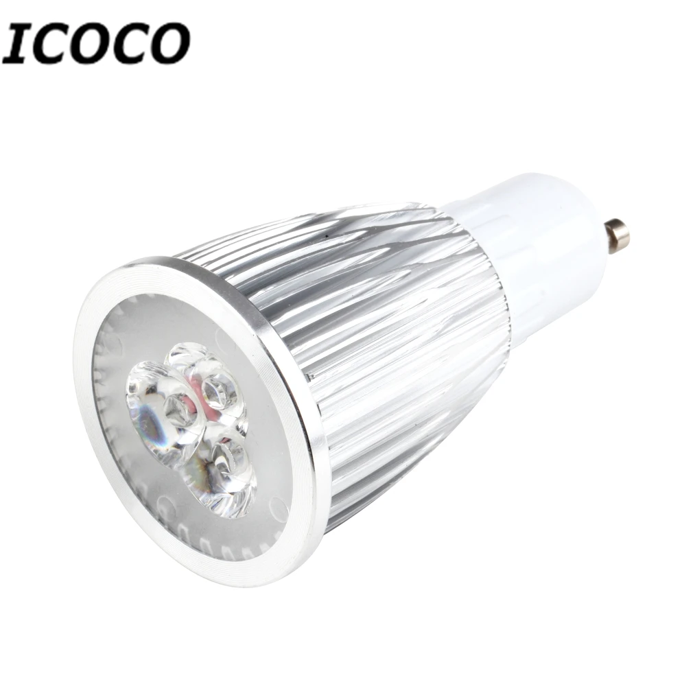 ICOCO Высокое качество 9 Вт GU10 Spotlight светодио дный светильник, лампа 85-265 В пятно света чистый белый для офиса/магазин/Крытый Оптовая