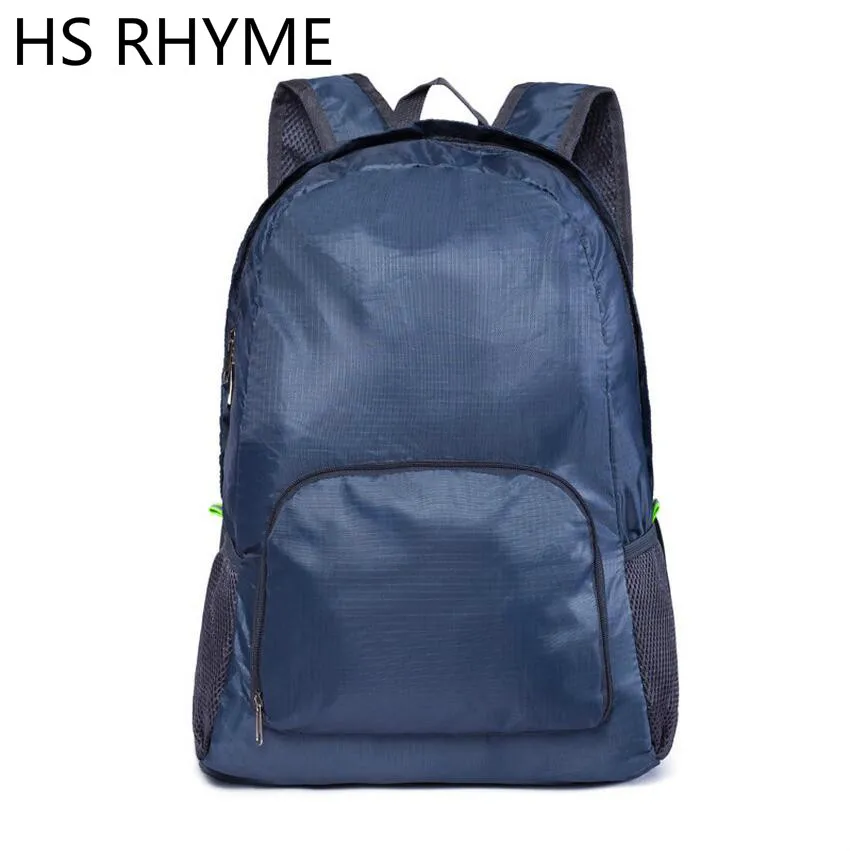 HS RHYME WaterProof Nylon Folding Plane Backpack Travel Portable Bag