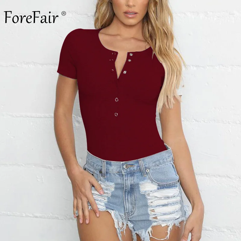 Forefair Bodysuit Sexy Bodycon (11)