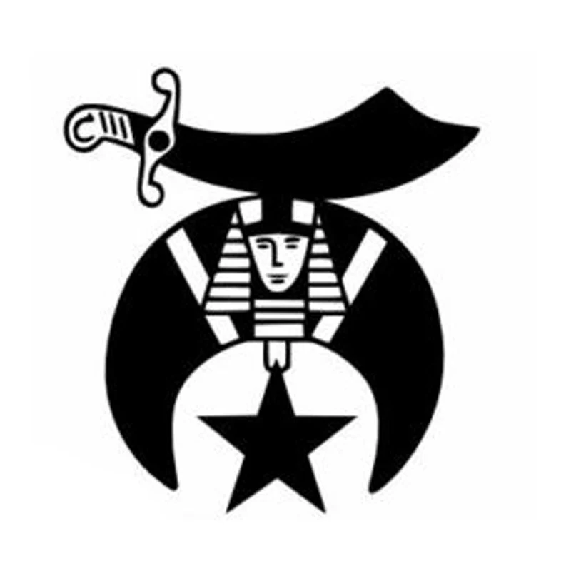 13.9cm*14.7cm Shriners Freemason Masonic Fashion Stickers Decals Vinyl