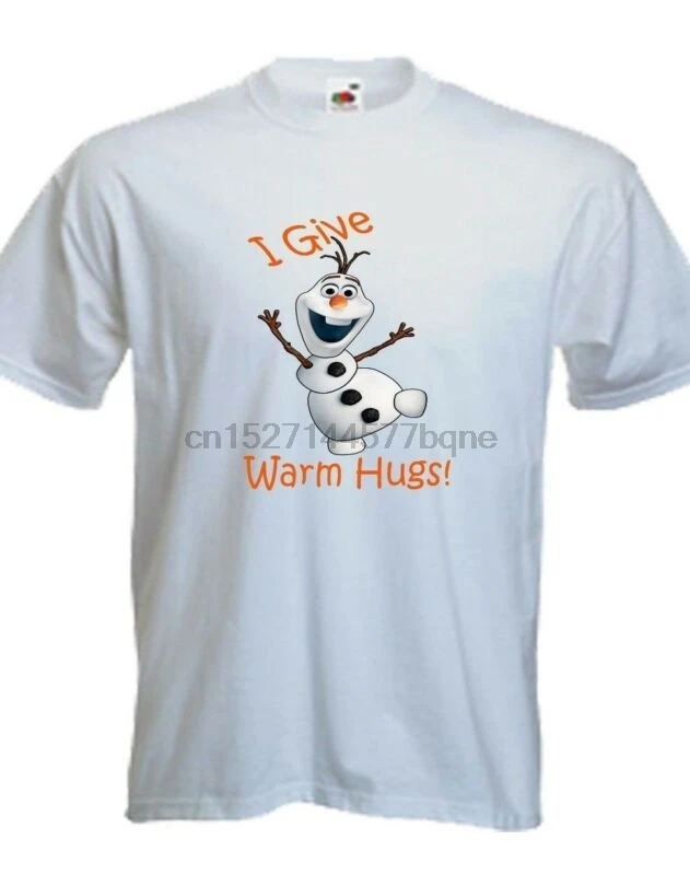 

I Give Warm Hugs Olaf Snowman T-shirt Hug Funny T Shirt Personalized Party Shirt