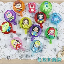 История игрушек принцесса раскладной держатель для бейджа высокого качества силиконовые мультфильм студенческая медсестры кличка карты значок канцелярские принадлежности