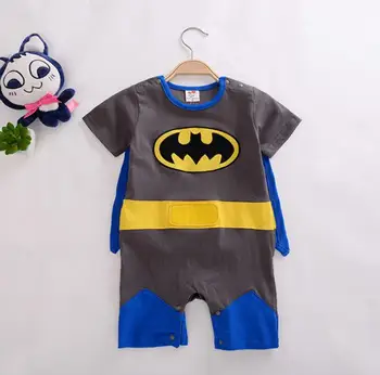 

Baby boys clothes newborn batman Romper infant toddler boy one-piece costume summer children clothing for kids 0-2T