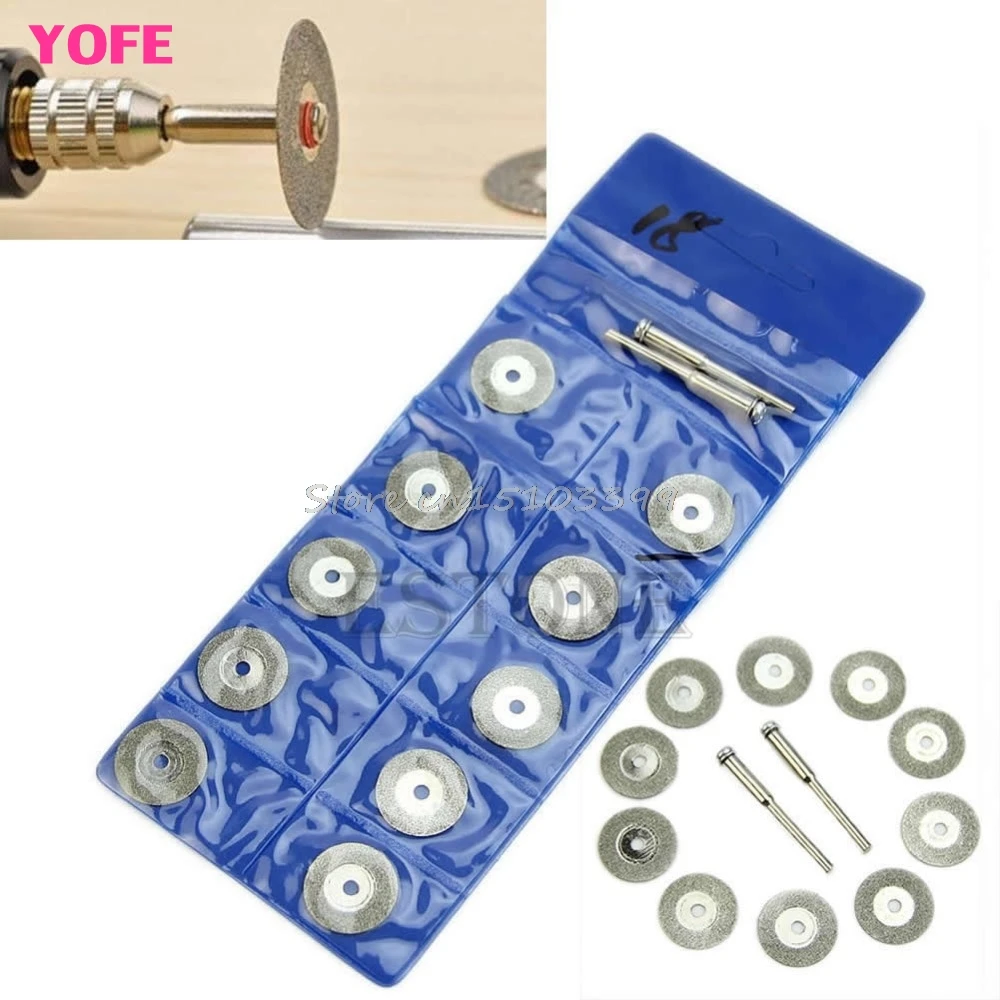 Rotary Tool Circular Saw Blades Cutting Wheel Discs Mandrel Dremel