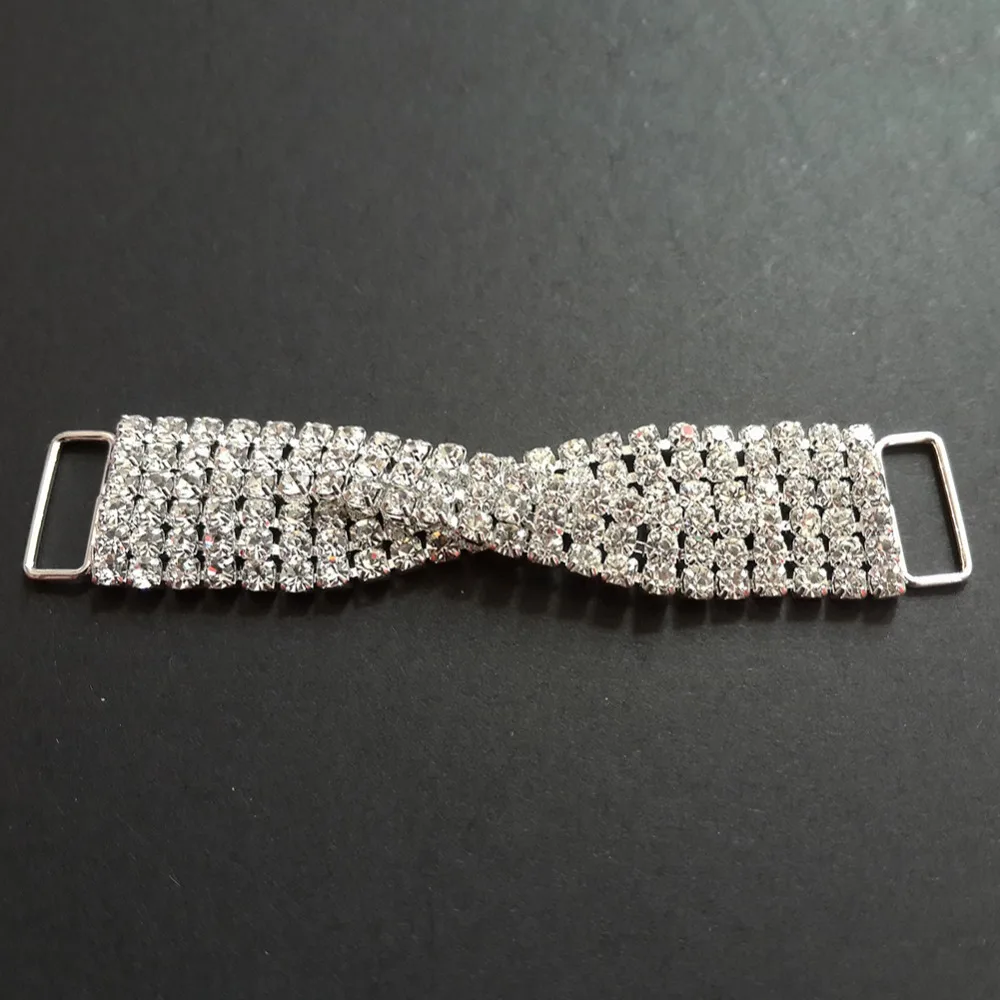 

Tangpan 8.8CM Rhinestone Trim Bikini Connectors/ BuckleFor Swimming Wear Bikini Decoration NB08