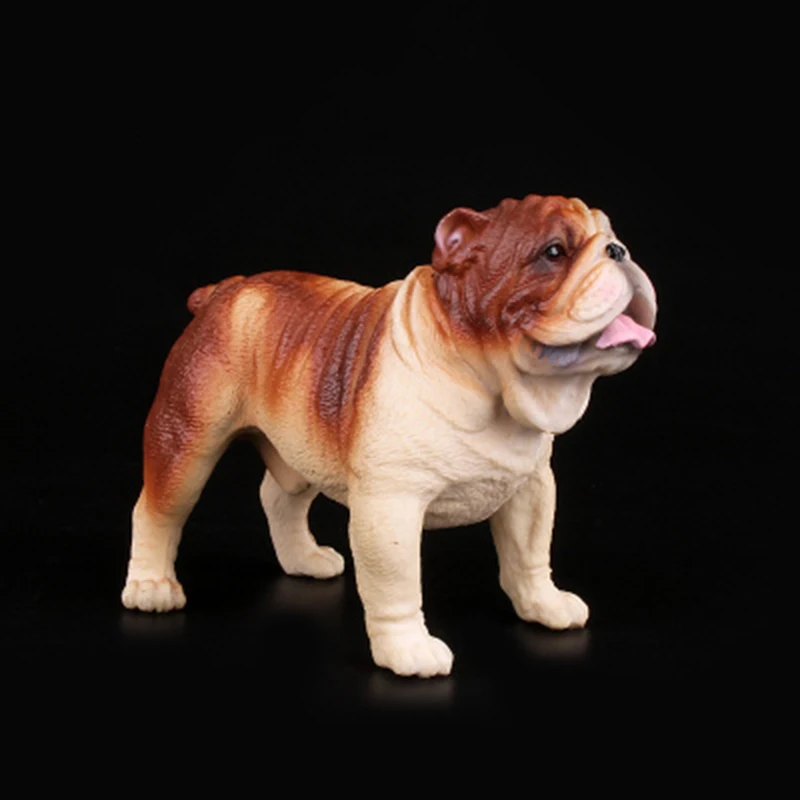 

10CM PVC Yellow French Bulldog Kids Gifts Cheap Toys