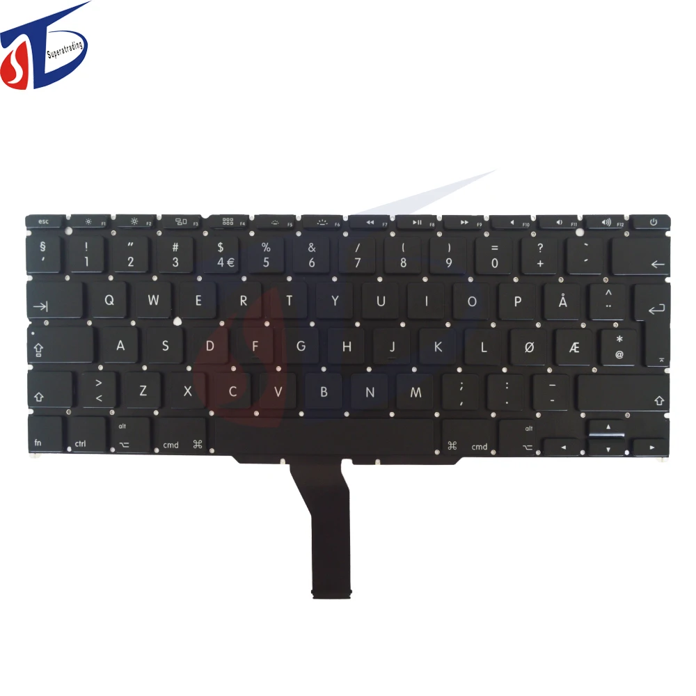 Новая клавиатура NO Norway для Macbook Air 11 &quotA1370 A1465 Norseland DNV Alvis стандартная 2011 2012 лет |