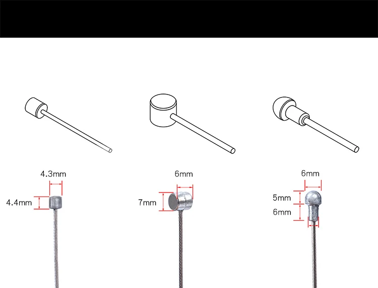 TRLREQ из нержавеющей стали, тормозной кабель для шоссейного велосипеда, сердечник, велосипедный кабель переключения 1,55/2,1 М, Аксессуары для велосипеда