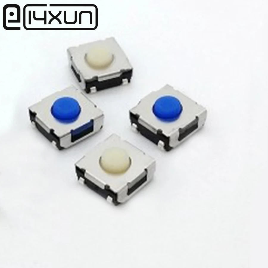 100 шт. 6*6*3 4/4 3/5 мм 4Pin SMD водонепроницаемый силиконовый тактовый переключатель