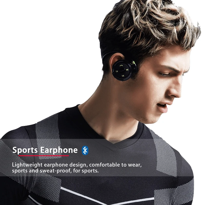 Спортивные Bluetooth наушники PLUFY гарнитура беспроводная для бега радио/MP3|Наушники и