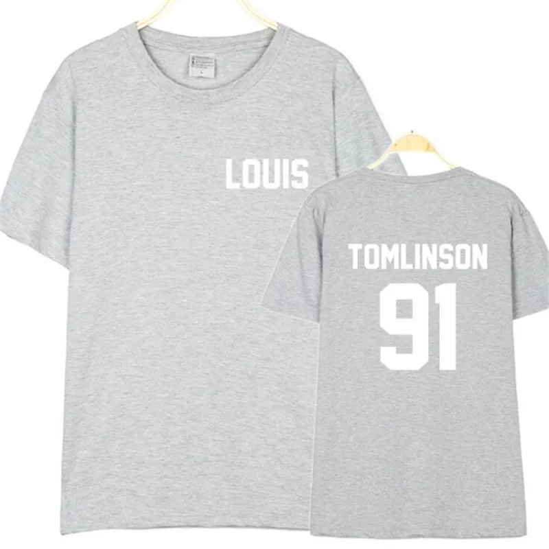 Pkorli Fashion Women'S T-Shirt One Direction LOUIS TOMLINSON T Shirt Women Men Casual Cotton Short Sleeve Tee Shirt Female