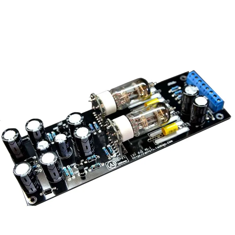 6J1/6AK5 Home Video Amplifier Boars AC 12V 500mA Musical Fidelity Tube Preamplifier Stereo HiFi Pre-Amp Board Amplificador | Электроника
