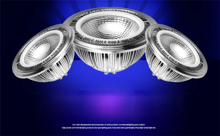 COB светодиодный AR 111 светодиодный GU10 AR111 GU10 G53 220 V 110 V, 7 Вт, 9 Вт, 12 Вт, 15 Вт светодиодный AR111 лампы AC85-265V Теплый Холодный белый возможность замены