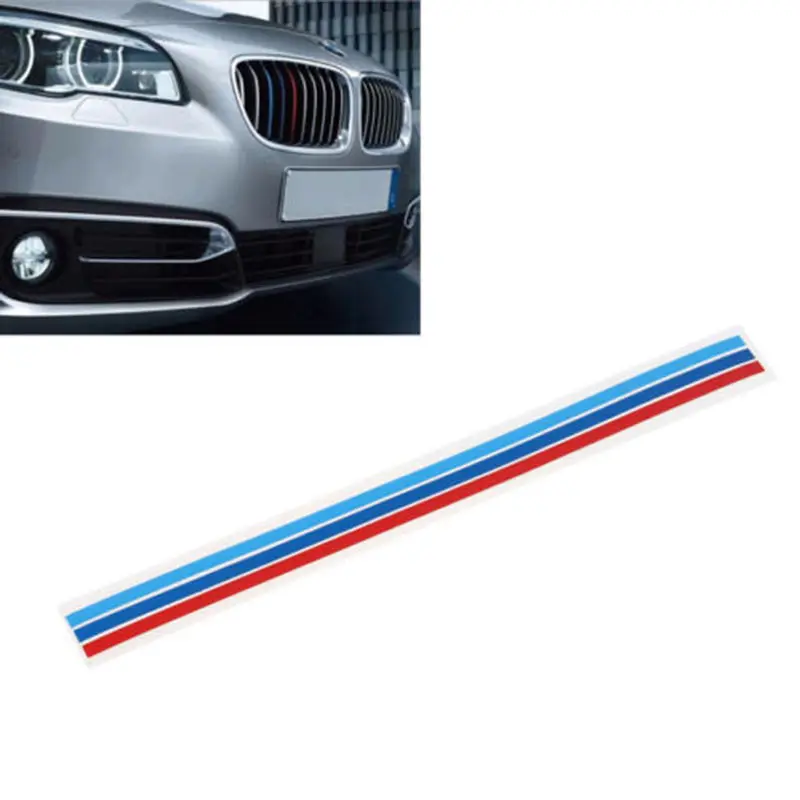 

3-Color Car-Styling Decoration Grille Vinyl Strip Sticker Decal For BMW M3 M5 E36 E46 E60 E90 E92 Car Styling Accessories