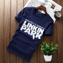 Мужские футболки, 5XL, футболка, Homme, летняя, короткий рукав, мужские футболки, LINKIN PARK, с буквенным принтом, мужские футболки, Camiseta, футболка Homme